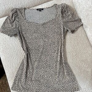 Express Polka Dot top